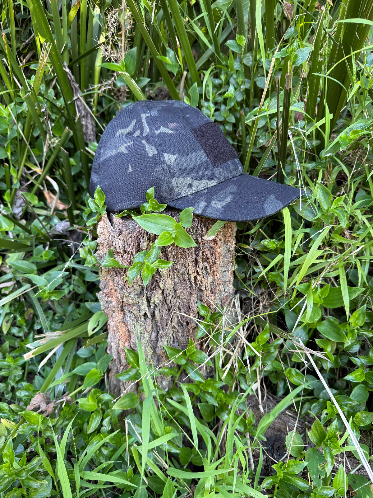 No Duff Black Camouflage Utility Cap