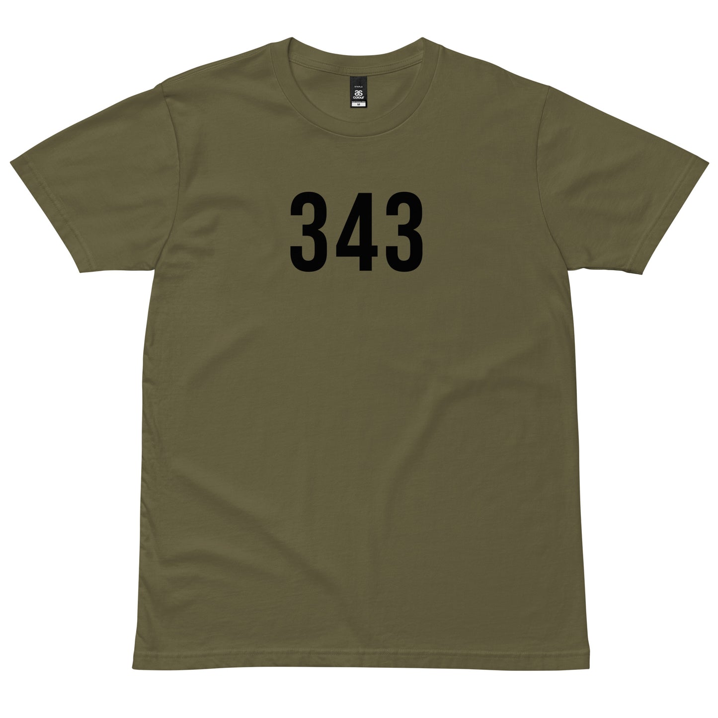 No Duff 343 Rifleman T-Shirt in Army Green