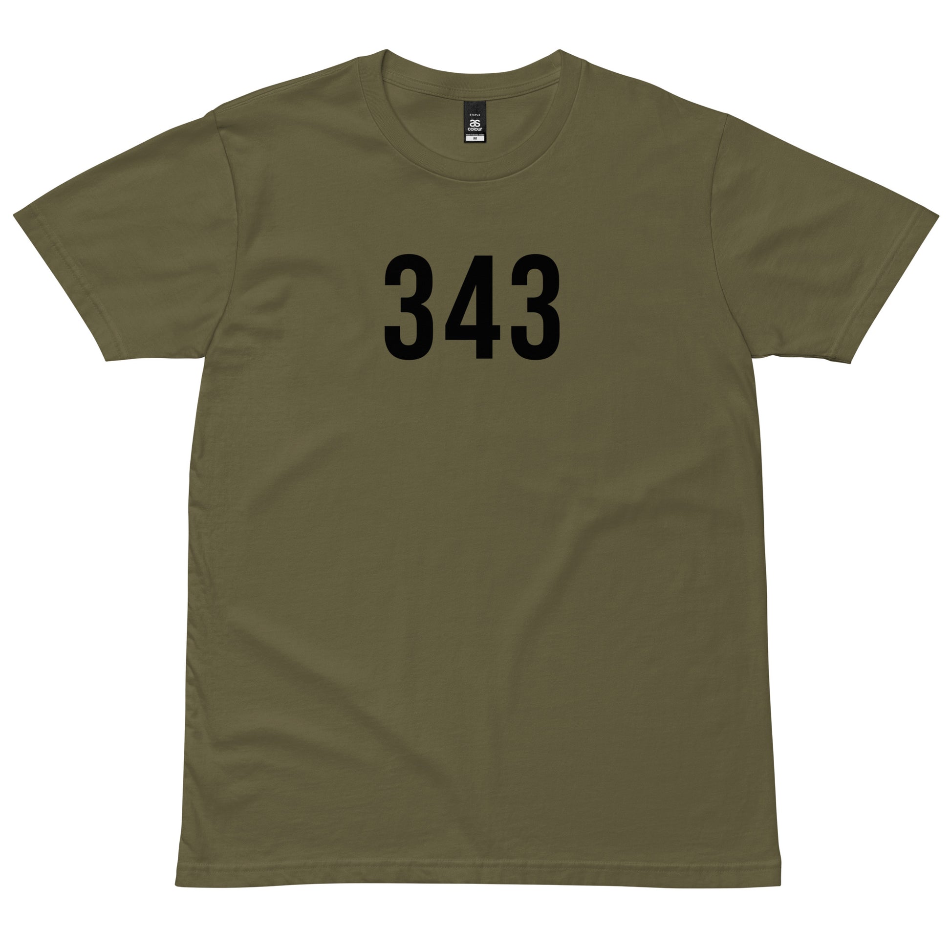 No Duff 343 Rifleman T-Shirt in Army Green