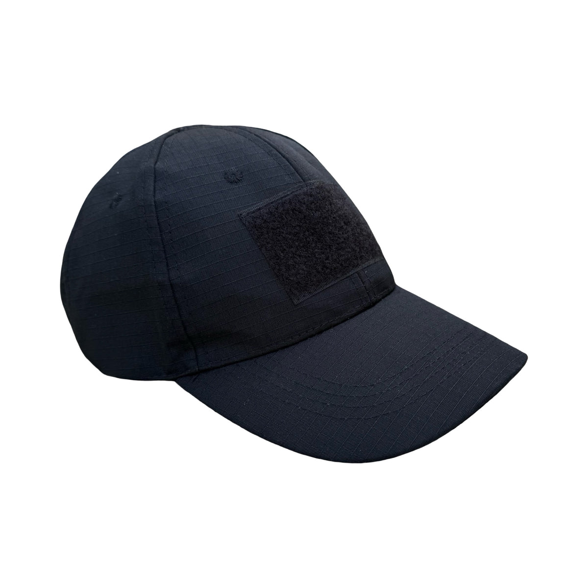 No Duff Black Utility Cap – front three-quarter view
