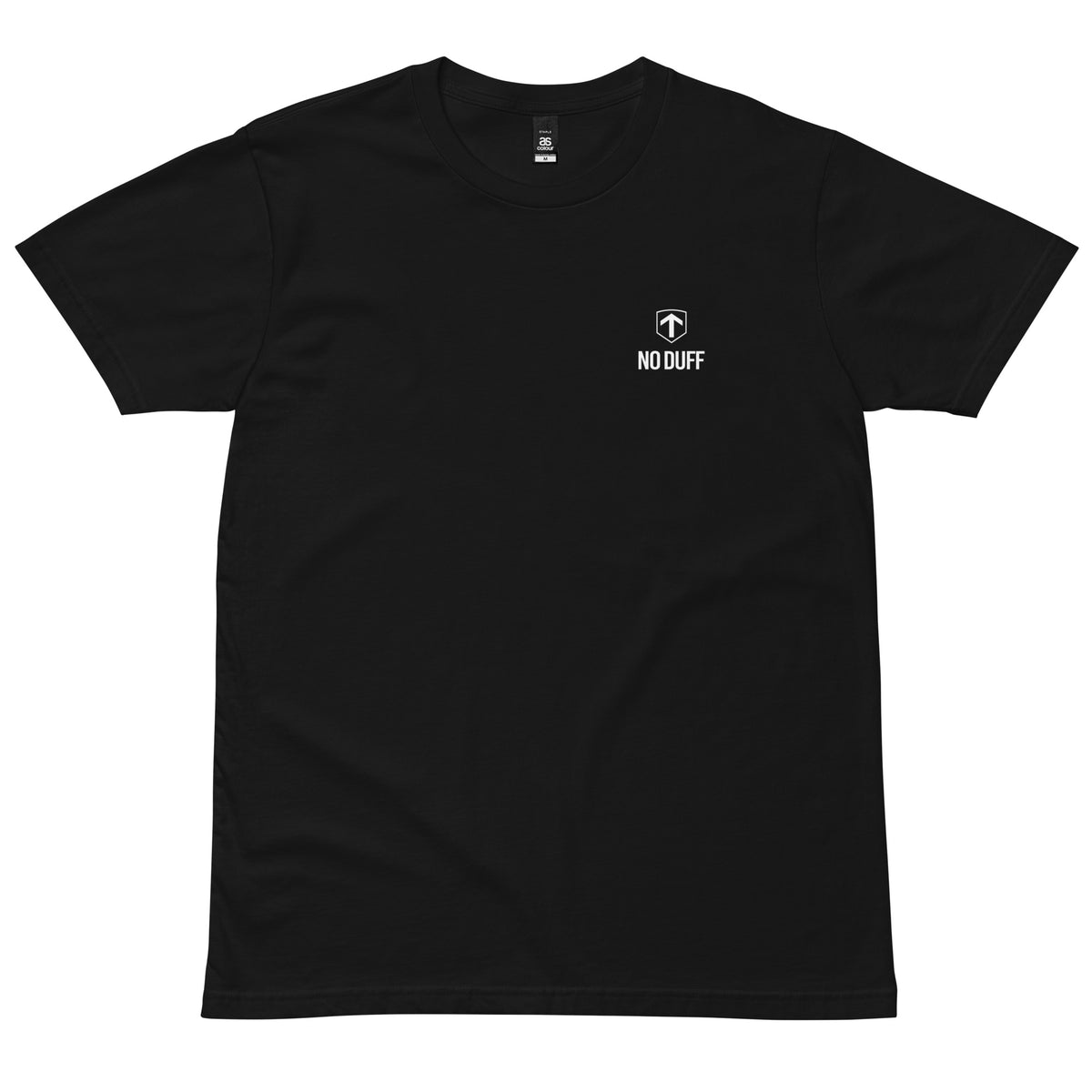 No Duff DANGER BBDA T-Shirt in Black – front with small No Duff print